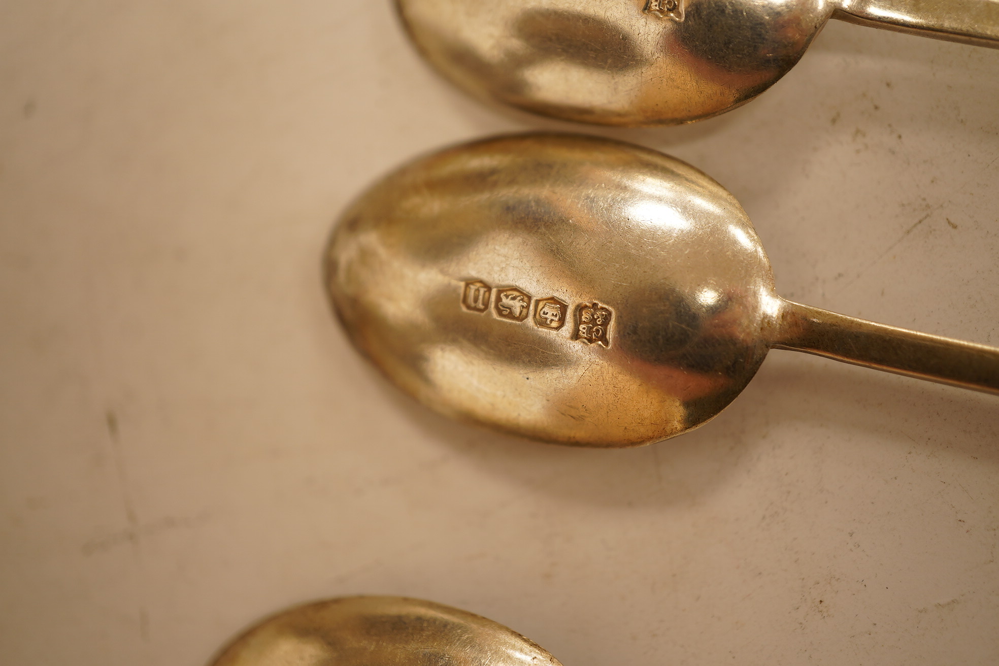 A pair of silver-plated shell sweetmeat dishes, 13cm